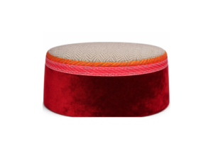 Shimla Bushehri Topi – Maroon Handmade Himachali Wool Cap