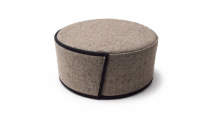 White Malana Himachali Topi with Red Border | Traditional Wool Cap for Men