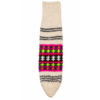 Traditional multicolour Pahadi wool socks with Himachali-inspired knitted pattern