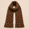 Himachali Handmade Multicolour Muffler – Traditional Pahadi Woollen Scarf