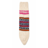Himachali winter socks with pink black blue and multicolour traditional pattern