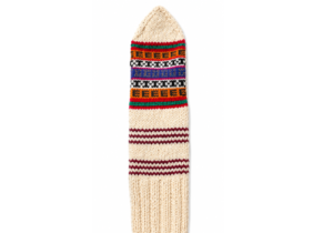 Himachali Socks – Yellow Multicolour Traditional Pattern